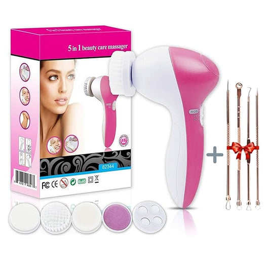 5 in 1 Portable Electric Facial Massager