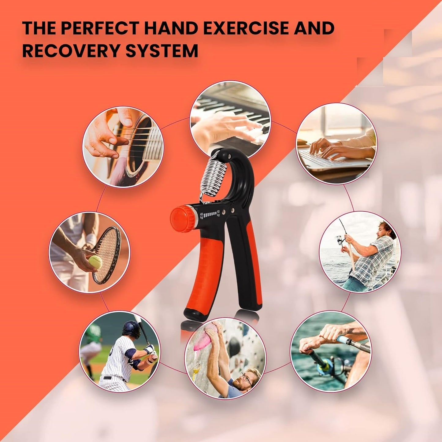 10 To 40Kg Hand Gripper