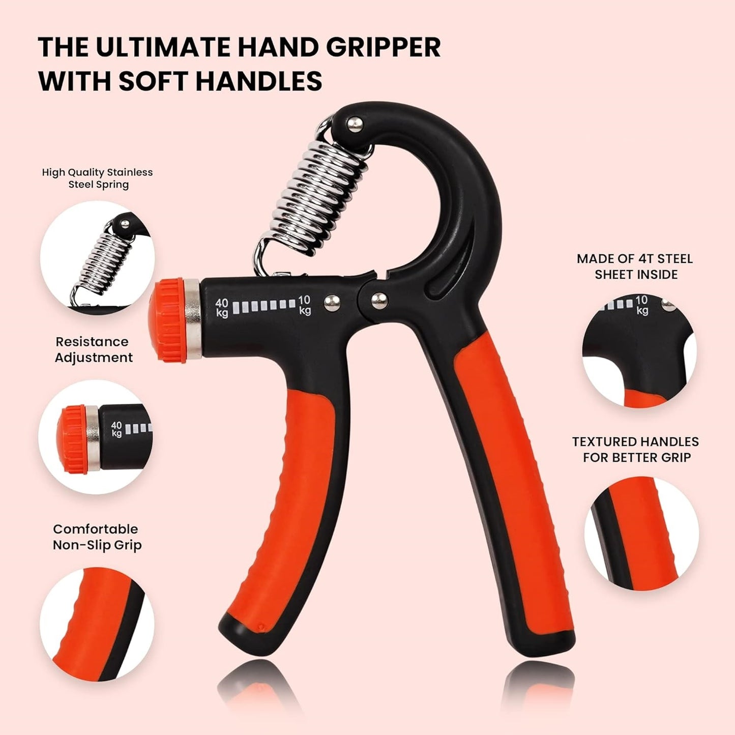 10 To 40Kg Hand Gripper