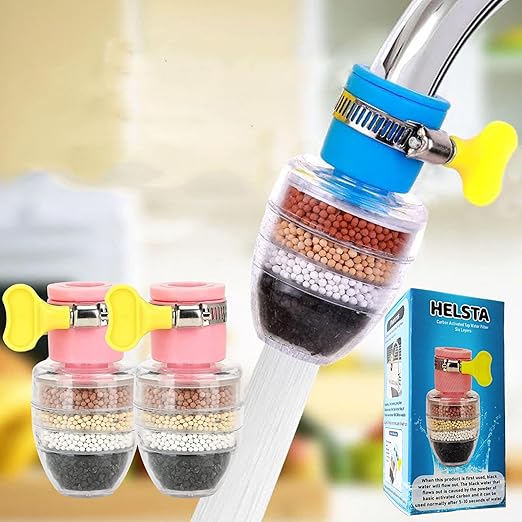 Carbon Faucet Water Filter Universal Interface Home Kitchen